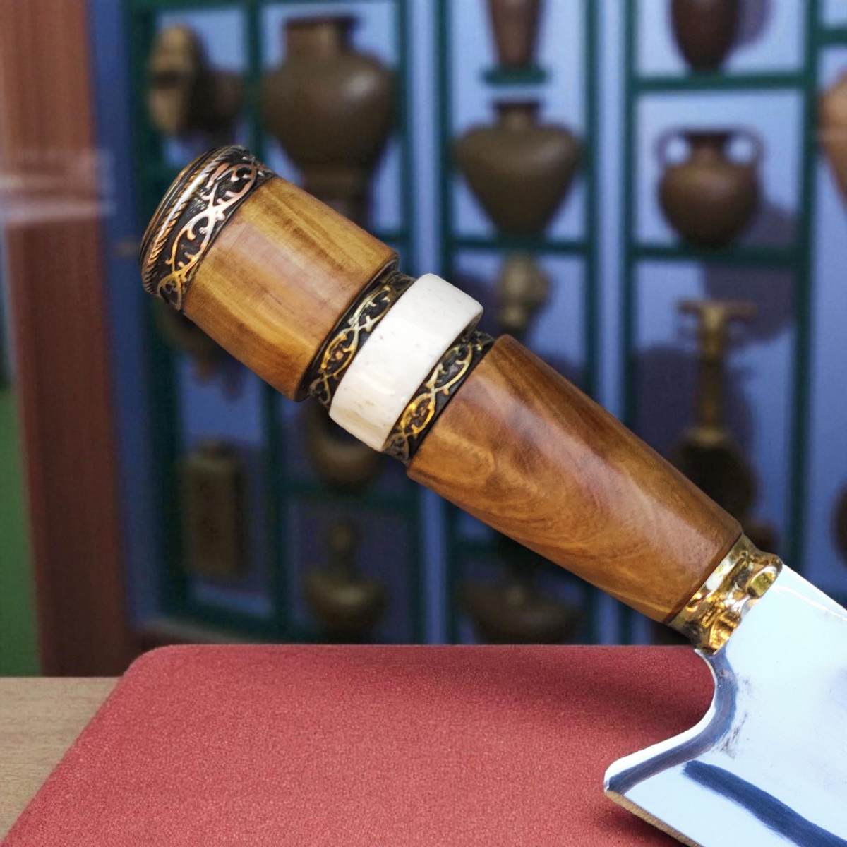 Faca Artesanal Modelo Ferro del Padrino- Ideal para Churrasco/Costelão